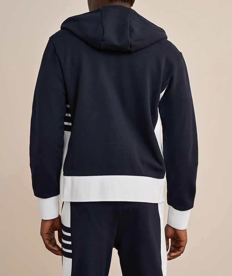 Colourblock Loopback Hooded Sweater