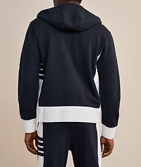 Colourblock Loopback Hooded Sweater