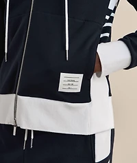 Colourblock Loopback Hooded Sweater
