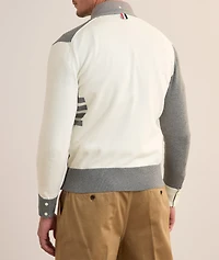 Fun-Mix 4-Bar Cotton Cardigan