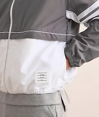 Colourblock 4-Bar Ripstop Windbreaker Jacket