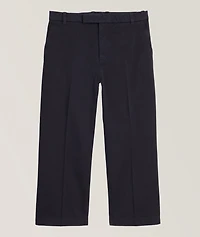 Straight-Leg Cotton Chino Pants