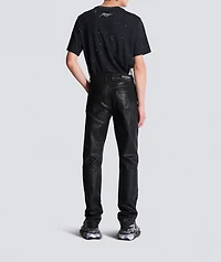 Coated Denim Jeans