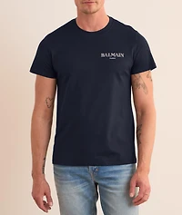 Gel Logo Cotton Crewneck T-Shirt