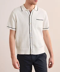 Ribbed Knit Shirt