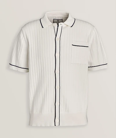 Ribbed Knit Shirt