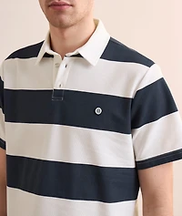 Piqué Cotton-Blend Rugby Shirt
