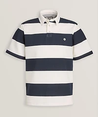 Piqué Cotton-Blend Rugby Shirt
