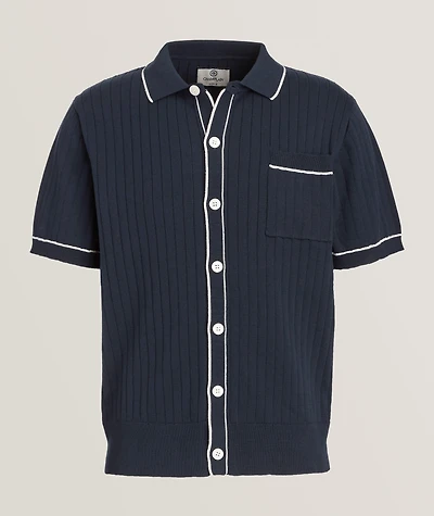 Ribbed Knit Shirt