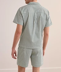 Pinstripe Camp Shirt