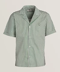 Pinstripe Camp Shirt