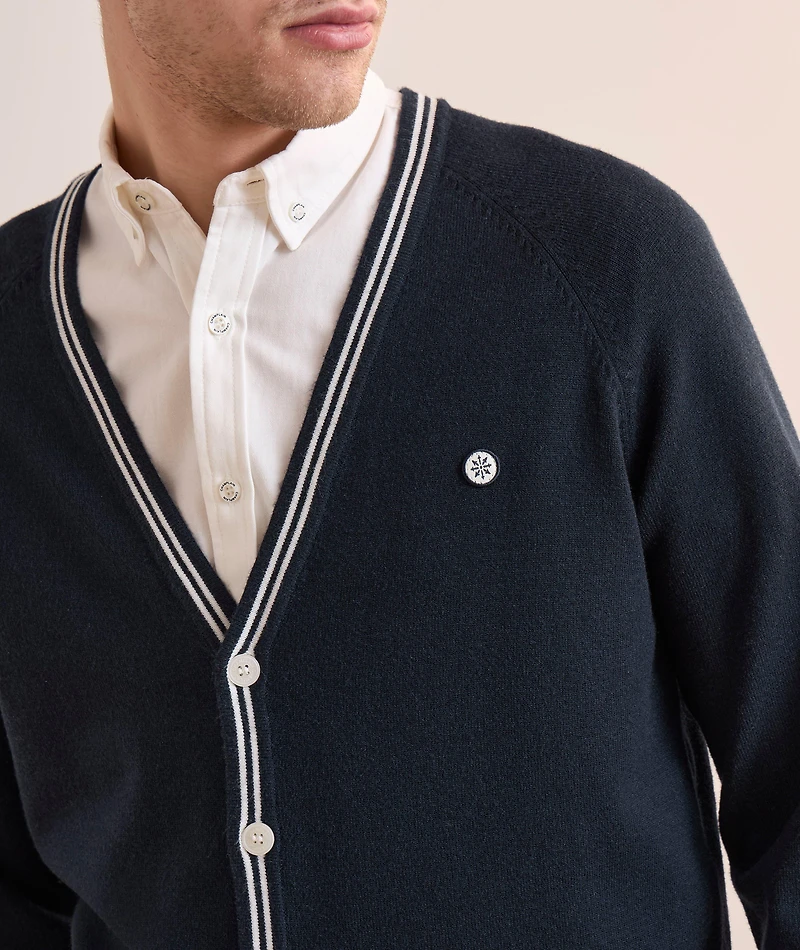 Raglan Varsity Cardigan