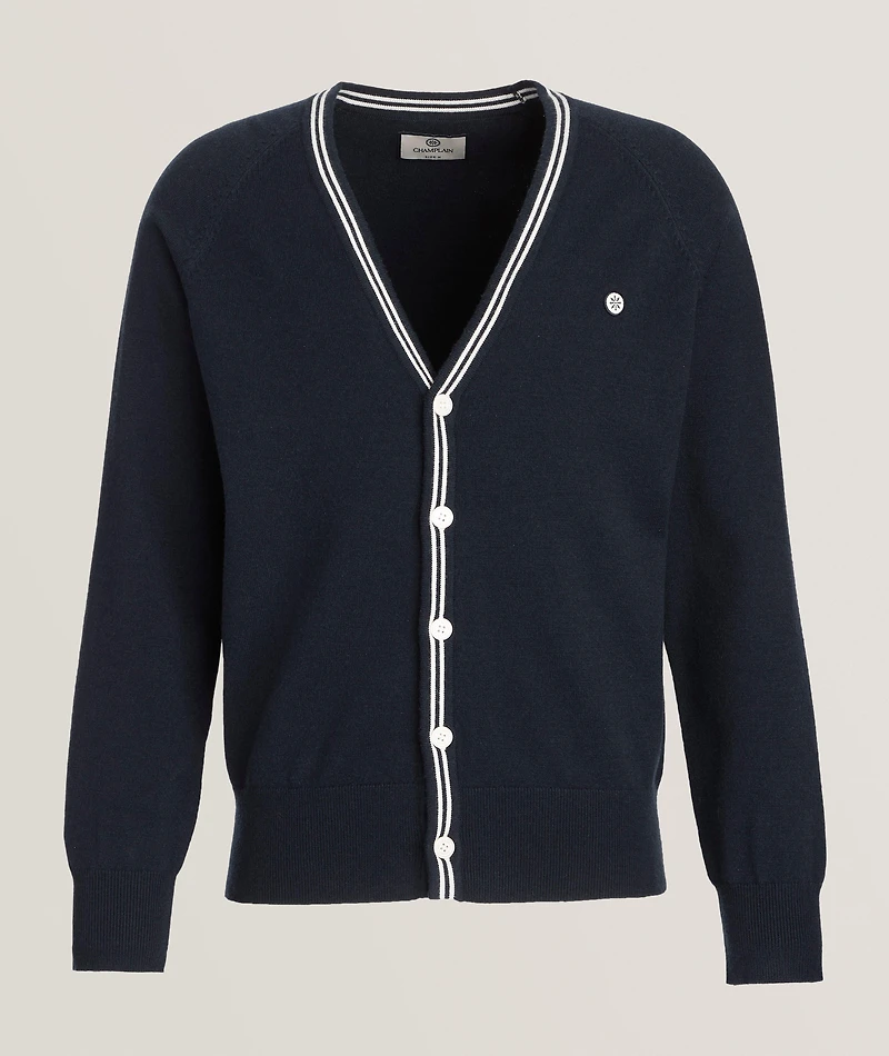 Raglan Varsity Cardigan