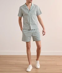 Pinstripe Lined Swim Shorts