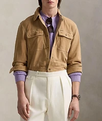 Utility Suede Overshirt