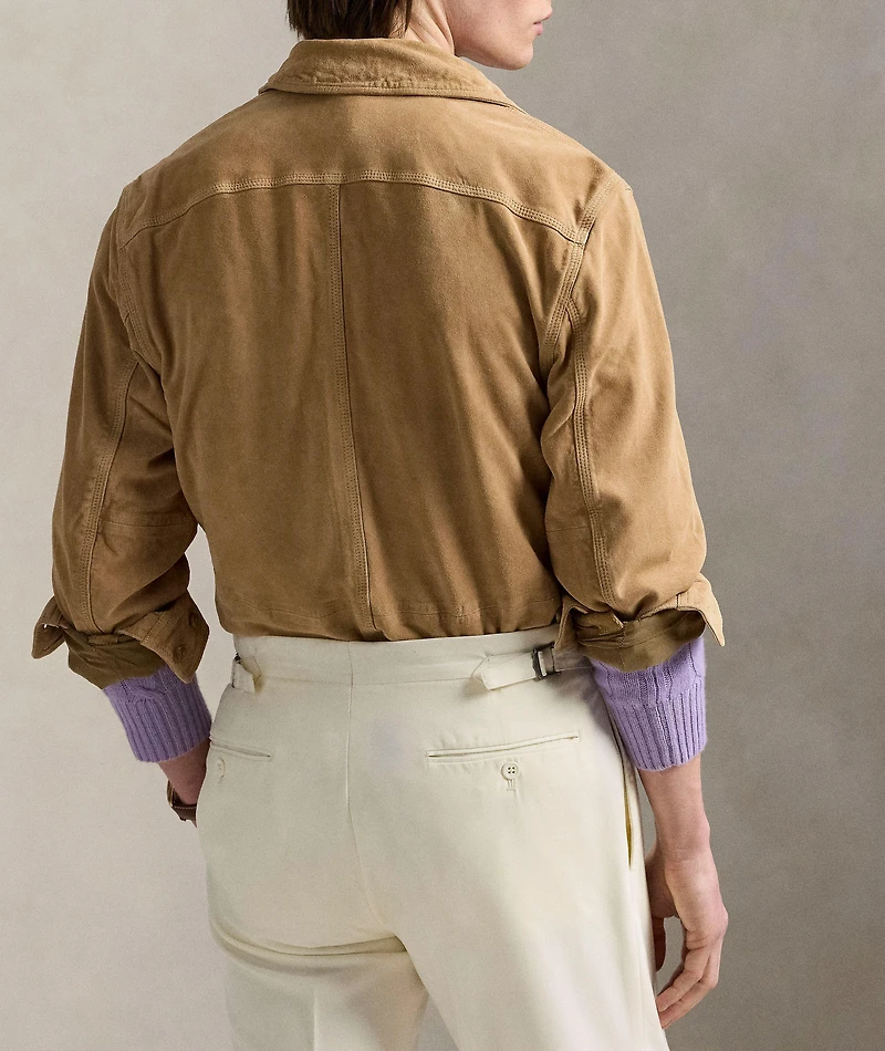 Utility Suede Overshirt