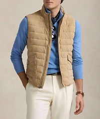 Quilted Suede Vest