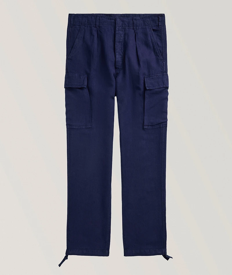 Linen Cargo Pants