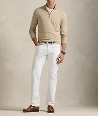 Quarter-Zip Cotton Sweater