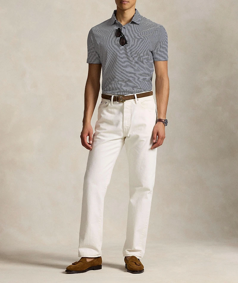 Striped Cotton Polo