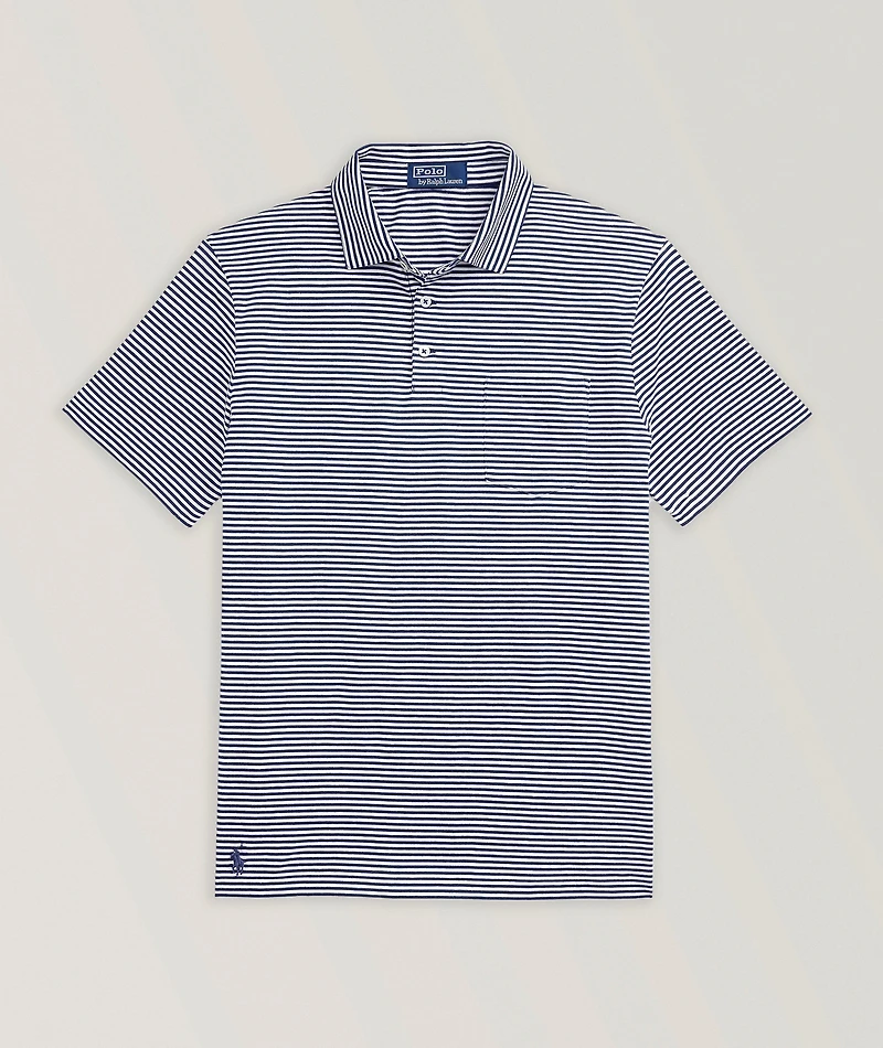 Striped Cotton Polo