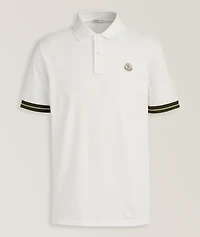 Contrast Tipped Sleeve Piqué Polo