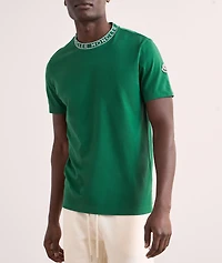 Logo Neck Cotton T-Shirt