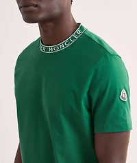 Logo Neck Cotton T-Shirt