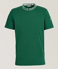 Logo Neck Cotton T-Shirt