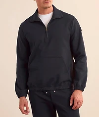 Stretch-Cotton Half-Zip Sweatshirt