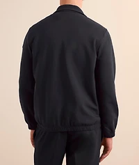 Stretch-Cotton Half-Zip Sweatshirt