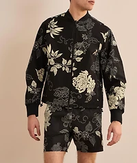 Vandea Reversible Floral Bomber Jacket