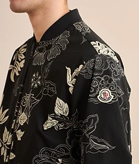 Vandea Reversible Floral Bomber Jacket