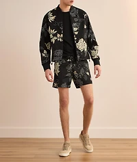 Vandea Reversible Floral Bomber Jacket