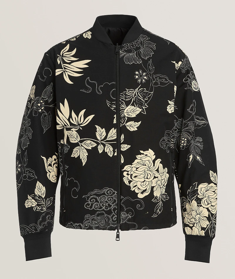 Vandea Reversible Floral Bomber Jacket