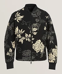 Vandea Reversible Floral Bomber Jacket