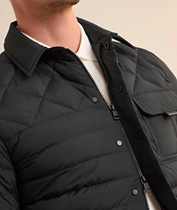 Iseran Quilted Down Shirt Jacket