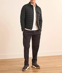 Iseran Quilted Down Shirt Jacket