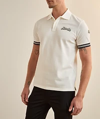 Cotton Piqué Cursive Logo Polo