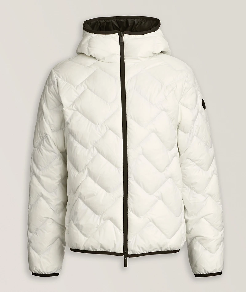 Bimont Zig-Zag Quilted Down Puffer Jacket