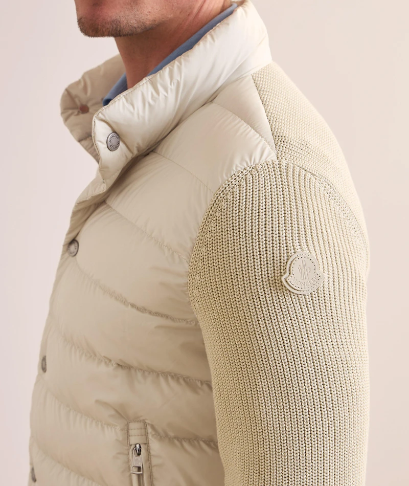 Hybrid Down Cardigan
