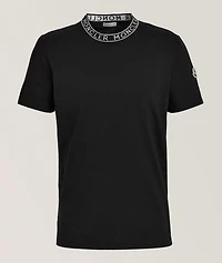 Logo Neck Cotton T-Shirt