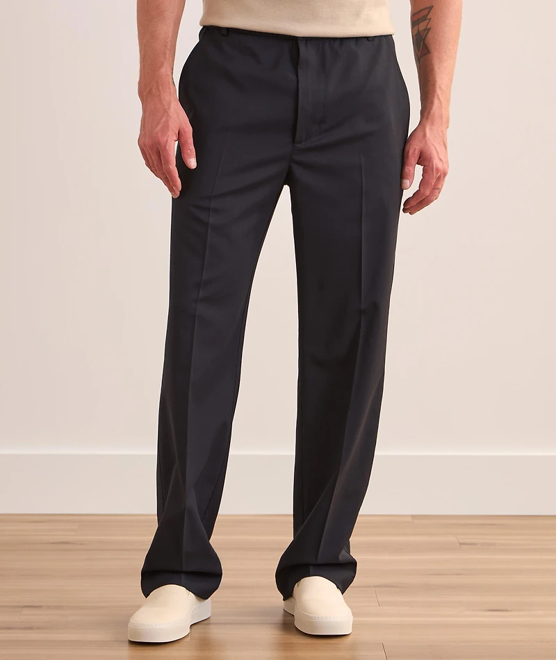 Wool-Blend Drawstring Pants