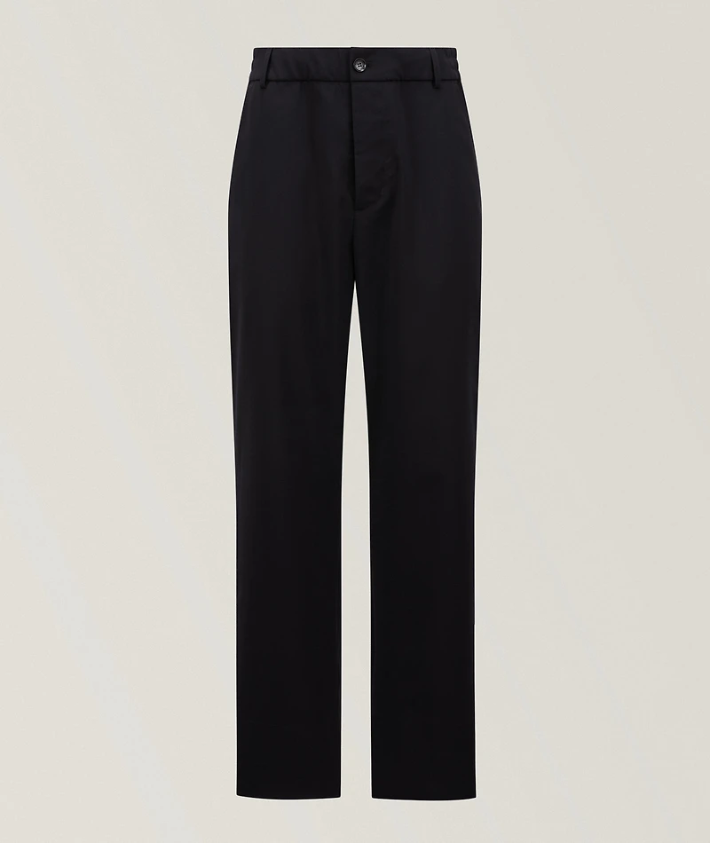 Wool-Blend Drawstring Pants