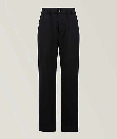 Wool-Blend Drawstring Pants