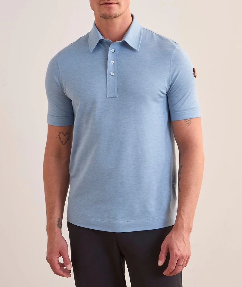 Logo Patch Cotton-Lyocell Polo