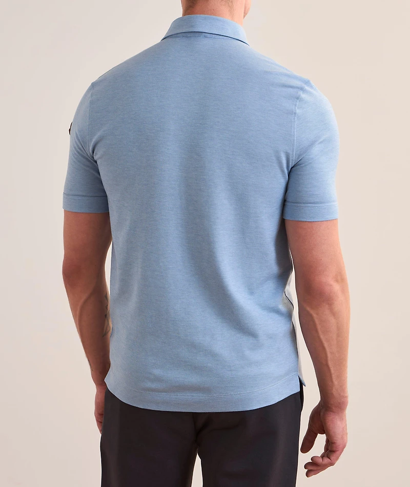 Logo Patch Cotton-Lyocell Polo