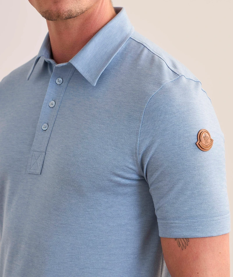 Logo Patch Cotton-Lyocell Polo