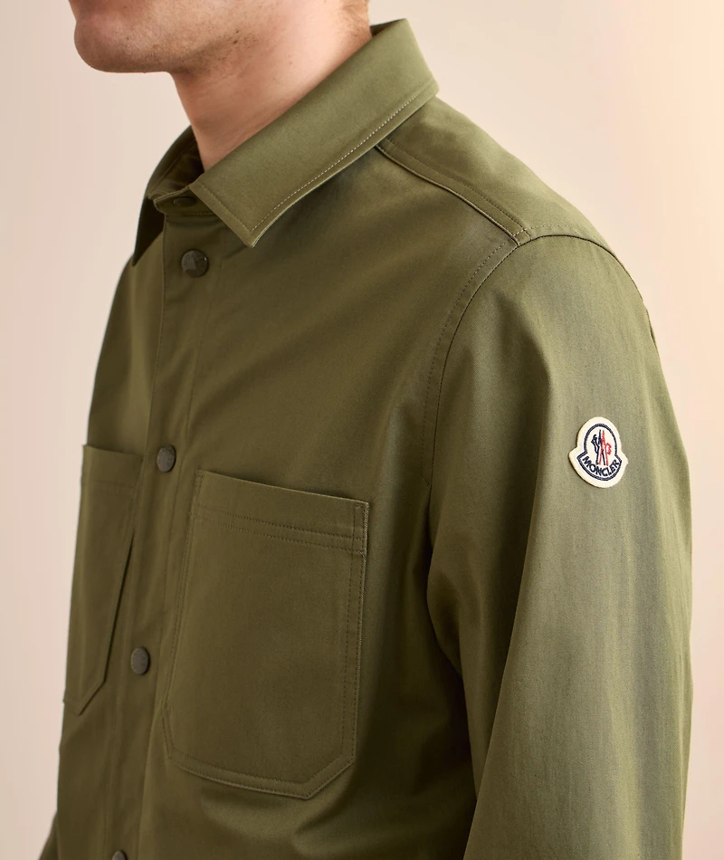 Gabardine Stretch-Cotton Overshirt