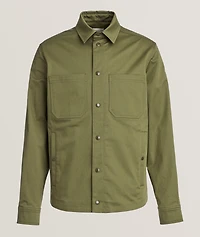 Gabardine Stretch-Cotton Overshirt